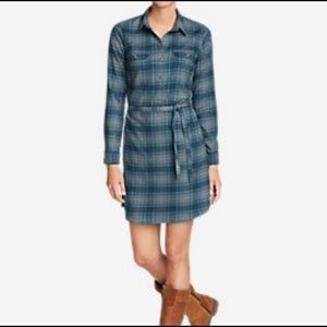 Eddie Bauer expedition plaid performance dress
